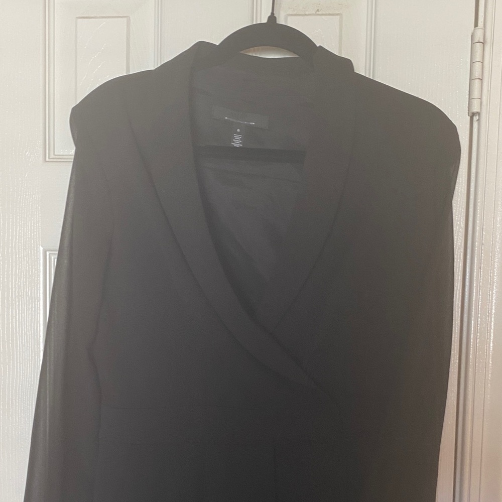 White House Black Market Classic Black Romper